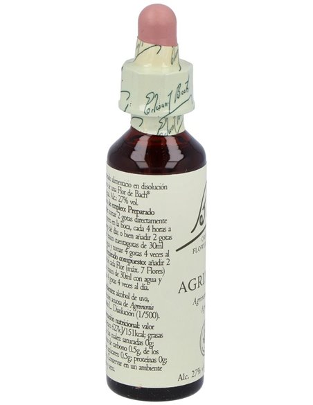 Flores Bach Agrimony Agrimonia 20Ml. de Flores Bach Original