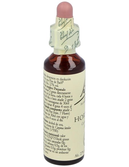 Flores Bach Hornbeam Hojarazo 20Ml. de Flores Bach Original