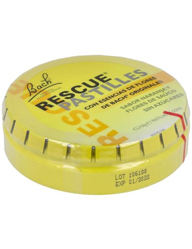 Rescue Pastillas Naranja Sauco 50Grs. Flores Bach de Flores Bach Original