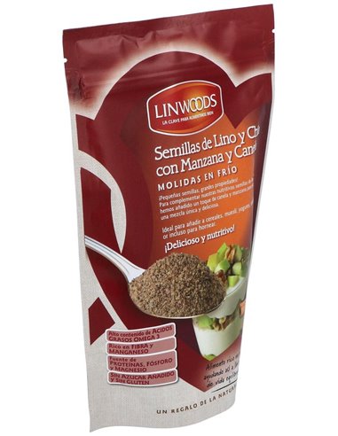Semillas De Lino Chia, Manza, Canela Molidas 200G de Linwoods