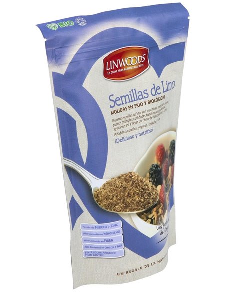 Semillas de Lino Molido Bio 200 g de Linwoods