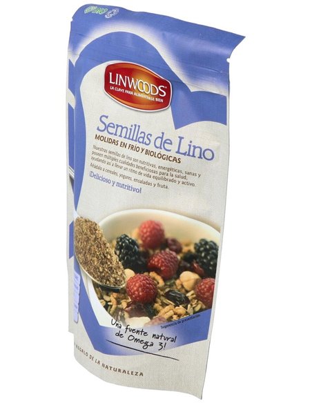 Semillas de Lino Molido Bio 200 g de Linwoods