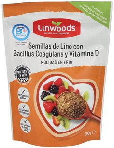 Semillas de Lino Molidas con Bacillus Coagulans y Vitamina D de Linwoods 2