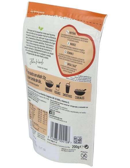 Semillas De Lino Molida Con Bacillus Y Vit D 200Gr de Linwoods