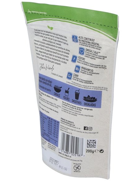 Semillas Molidas de Cáñamo, Lino y Chía Bio de Linwoods