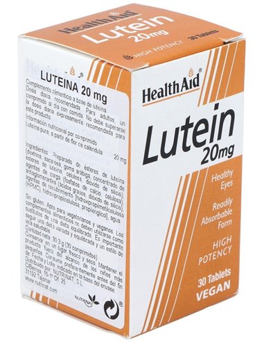 Luteina 20Mg. 30Comp. Health Aid de Health Aid
