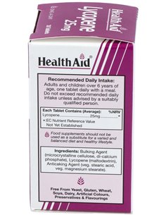 Licopeno 25 Mg 30 Comp de Health Aid 2