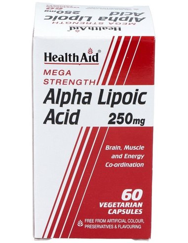 Ácido Alfa Lipoico 250 Mg 60 Vcáps de Health Aid