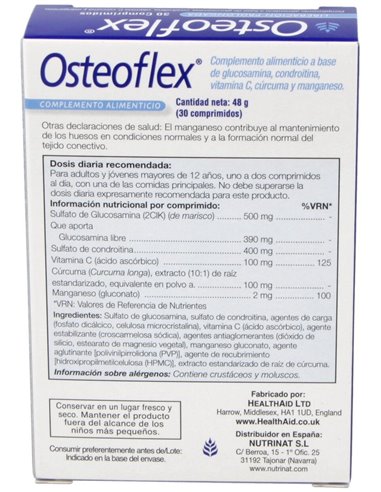 Osteoflex 30Comp. Health Aid de Health Aid