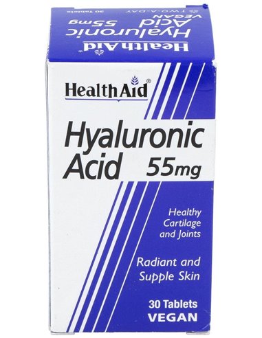 Ácido Hialurónico 55 Mg 30 Comp de Health Aid