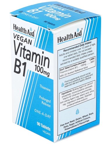 Vit B1 Tiamina 90Comp. Health Aid de Health Aid