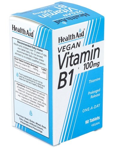 Vit B1 Tiamina 90Comp. Health Aid de Health Aid