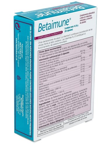 Betainmune Antioxidant Fr 30Cap. Health Aid de Health Aid