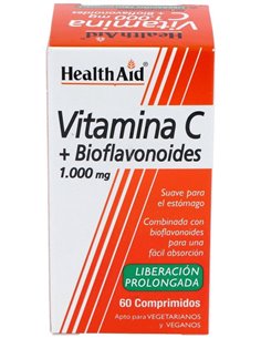 Vitamina C 1.000 Mg + Bioflavonoides 60 Comp de Health Aid 2
