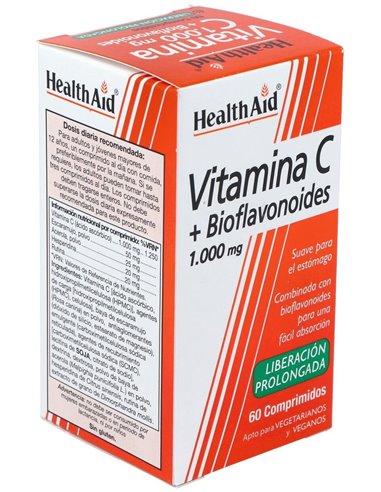 Vit C + Bioflavonoides 60Comp. Health Aid de Health Aid