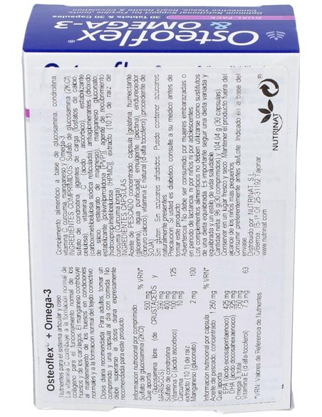 Osteoflex Omega 3 30Comp.30Cap. Health Aid de Health Aid