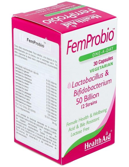 Femprobio 50.000Millones 30Vcap. Health Aid de Health Aid