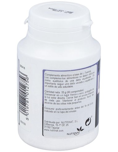 L-Teanina 200Mg. 60Comp. de Health Aid
