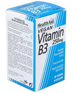 Vit B3 Niacinamida 90Comp. Health Aid de Health Aid 2