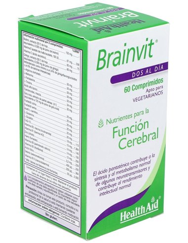 Brain-Vit 60Comp. de Health Aid