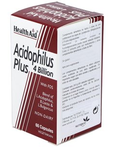 Acidophilus Plus (4.000 Millones) 60 Vcáps de Health Aid 2