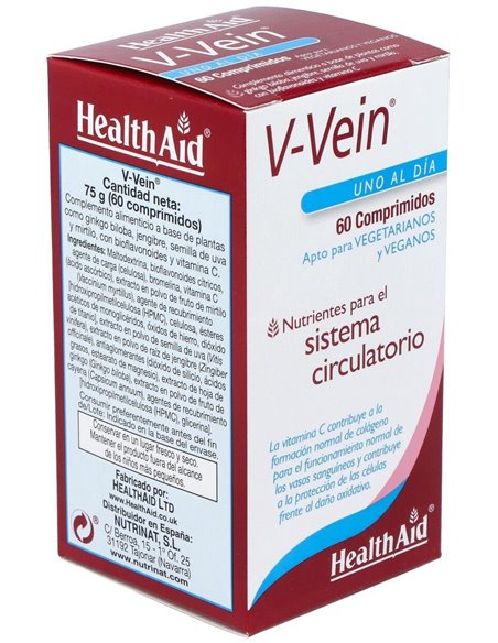 V-Vein 60Comp. Health Aid de Health Aid
