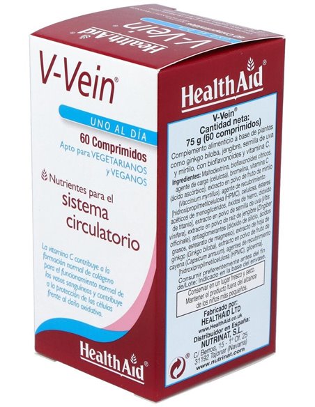 V-Vein 60Comp. Health Aid de Health Aid