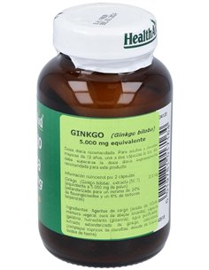 Ginkgo (Ginkgo Biloba) 5.000 Mg 30 Cáps de Health Aid 2