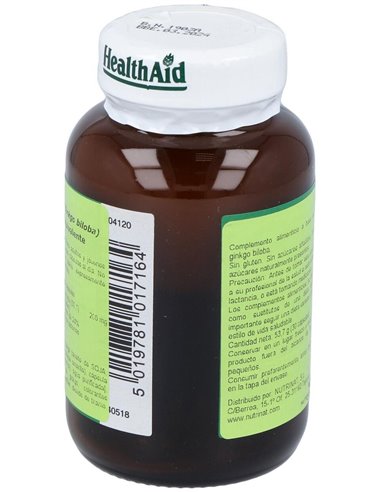Ginkgo (Ginkgo Biloba) 5.000 Mg 30 Cáps de Health Aid