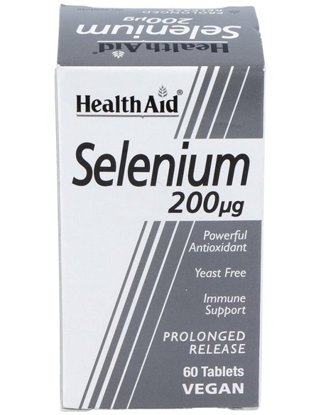 Selenio 200 ?g 60 Comp de Health Aid