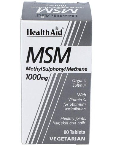 Msm (Metilsulfonilmetano) 1.000 Mg 90 Comp de Health Aid