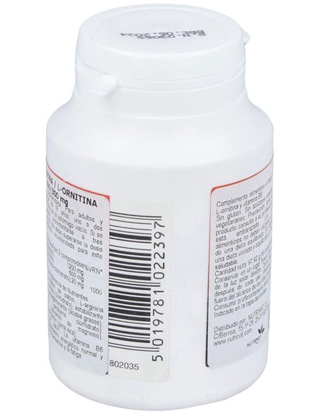 L-Arginina Y L-Ornitine 60Comp. Health Aid de Health Aid