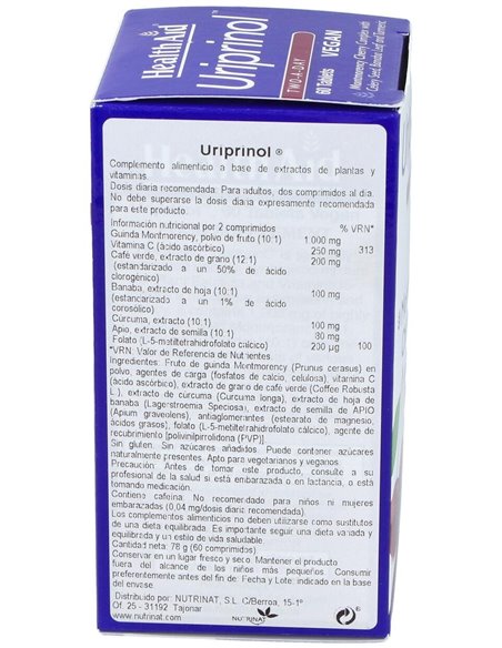 Uriprinol 60Comp. de Health Aid