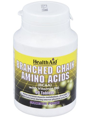 Bcaa Branched Chain Amino Acids 60Comp. Health Aid de Health Aid