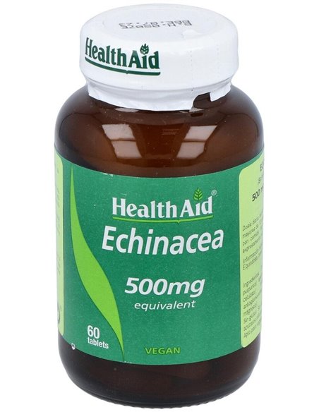 Equinácea (Echinacea Purpurea) 500 Mg 60 Comp de Health Aid