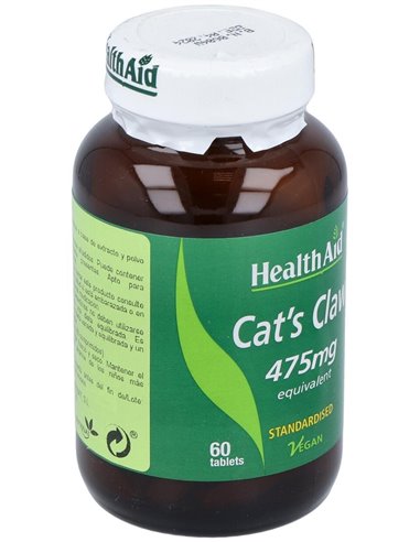Uña De Gato (Uncaria Tomentosa) 475 Mg 60 Comp de Health Aid