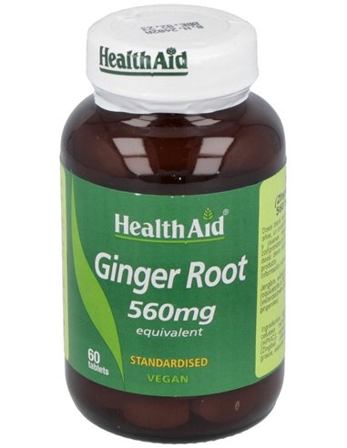 Jengibre (Ginger Root) Raiz 60Comp. Health Aid de Health Aid