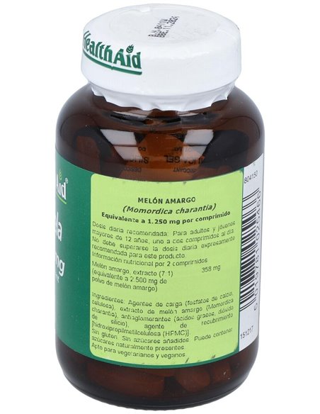 Melón Amargo (Momordica Charantia) 1.250 Mg 60 Comp de Health Aid