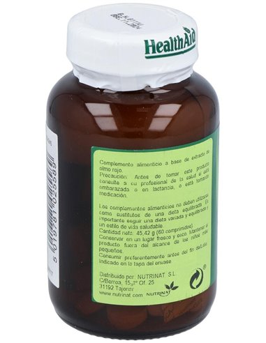 Olmo Rojo (Ulmus Fulva) 560 Mg 60 Comp de Health Aid