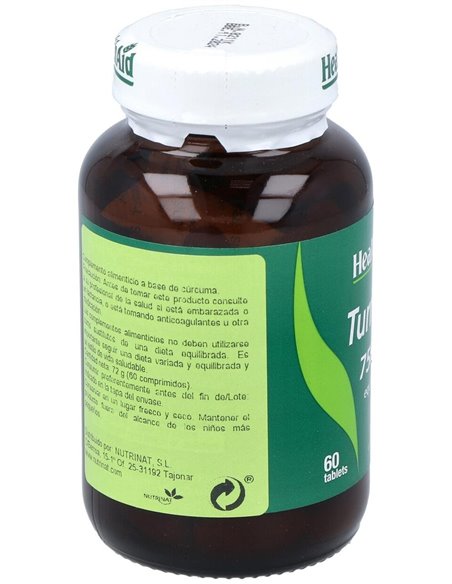 Cúrcuma (Curcuma Longa) 750 Mg 60 Comp de Health Aid