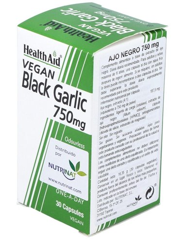 Ajo Negro (Rico En S-Alilcisteina) 30Vcap. Health de Health Aid