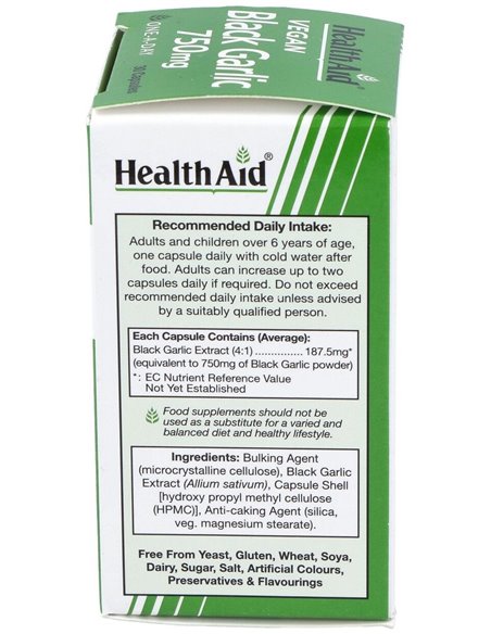 Ajo Negro (Rico En S-Alilcisteina) 30Vcap. Health de Health Aid