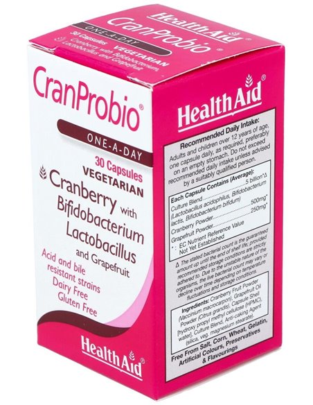 Cranprobio 30 Vcáps de Health Aid
