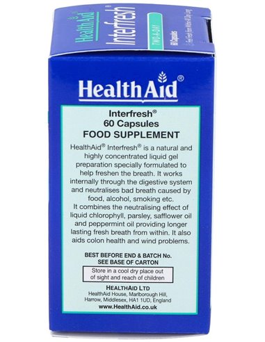 Interfresh 60 Cáps de Health Aid