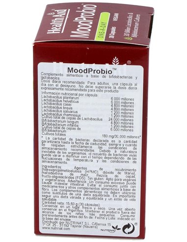 Moodprobio 30Billion Vegan 30Vcaps. de Health Aid