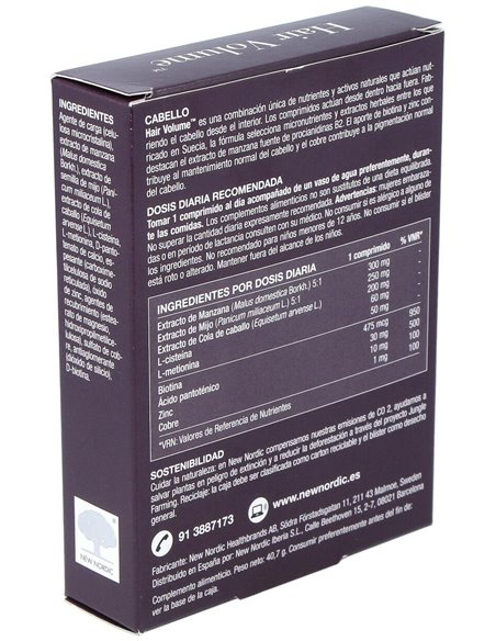 Hair Volume 30Comp. de New Nordic