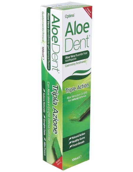 Dentífrico Aloe Triple Acción Sin Fluor 100 ml  de Madal Bal