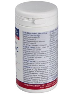 Vitamina C 500 mg + Bioflavonoides Time Release de Lamberts 2