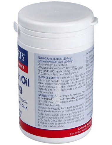 Aceite de Pescado Puro 1100 mg de Lamberts