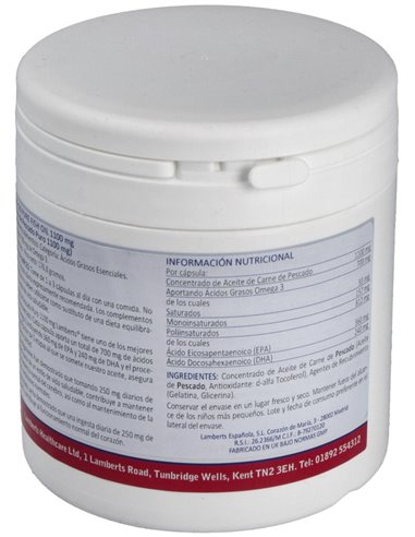 Aceite de Pescado Puro 1100 mg de Lamberts